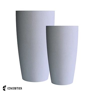 Title: CONCRETIKA CONUS Classic Planters 3D model image 1 