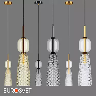 Elegant OM Pendant Lamp: Eurosvet 50211/1 3D model image 1 