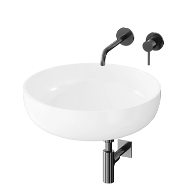 Stunning Artceram JOLIE Sink 3D model image 1 