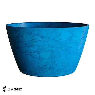 BOWL Color OM Concrete Pots Collection 3D model image 1 