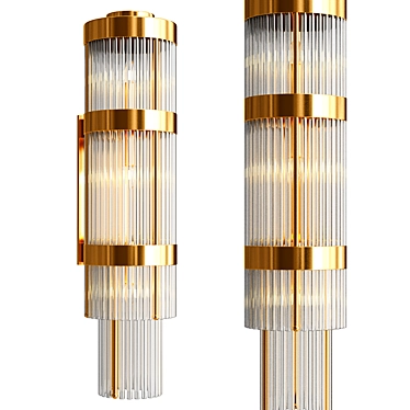 Elegant Janet Wall Sconce 3D model image 1 