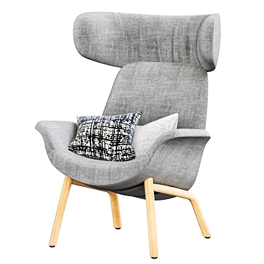 Pedrali ILA 2024 Lounge Chair: Sleek Style & Comfort 3D model image 1 