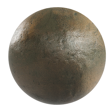 Rusty Vernis: HD Textured PBR Material 3D model image 1 