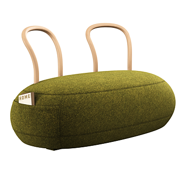 Stylish Italian two-seat pouf Yum Yum from Opinion Ciatti