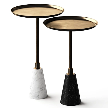Elegant Celeste Side Table - Limited Edition 3D model image 1 