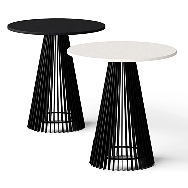 Modern Arteriors Jaime End Table 3D model image 1 