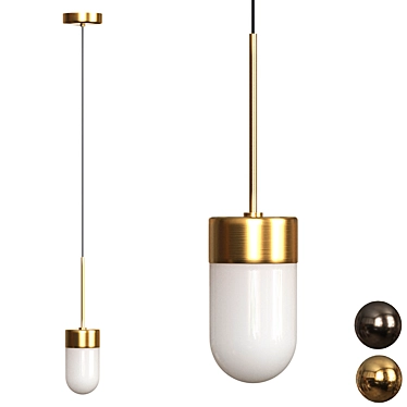 Vox Suspension Lamp: Illuminating Elegance 3D model image 1 