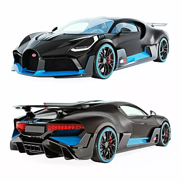 Luxurious Bugatti Divo 2018 3D model image 1 