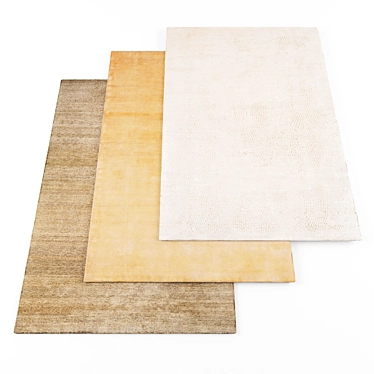 High-Resolution Rugs Bundle 3D model image 1 