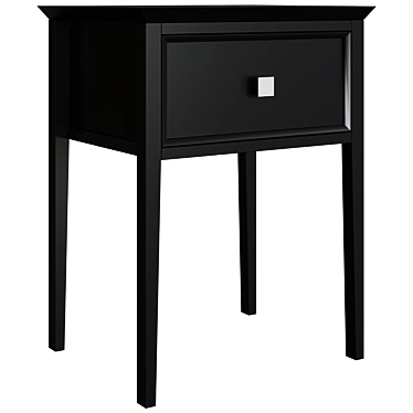 The Werby Bedside Table | Ellington Drawer 3D model image 1 