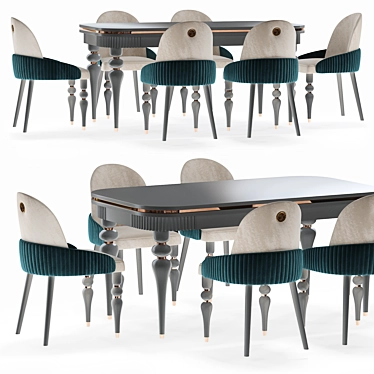 KIBRIS 2014 Dining Table 3D model image 1 