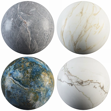 Elegant Marble Collection 3D model image 1 