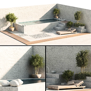 Backyard Oasis: Swimming Pool 2015 3D model image 1 
