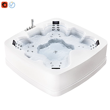 Luxury 2016 Jacuzzi: Ultimate Relaxation 3D model image 1 