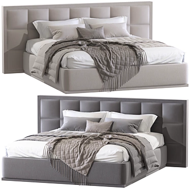 Emmett Luxury Beds: Perfect Comfort and Style 3D model image 1 