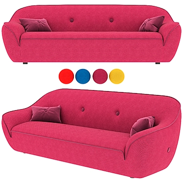 Egoitaliano Bepop Fabric Sofa 3D model image 1 