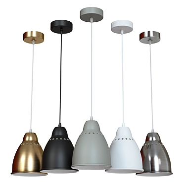 Industrial Loft Pendant Lamp A2054SP-1AB: Style, Quality, and Affordability 3D model image 1 