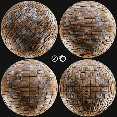 Brick PBR Materials Pack 3D model image 1 