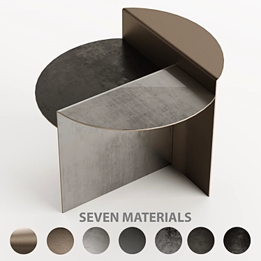 Urban Alchemy Rivet Side Table 3D model image 1 