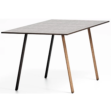 Plania Table: Contemporary Elegance With Functional Design 3D model image 1 