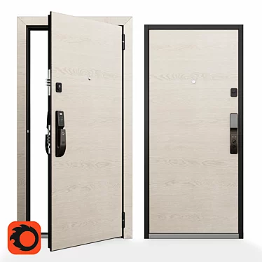 Torex Cyber: Smart & Stylish Door 3D model image 1 