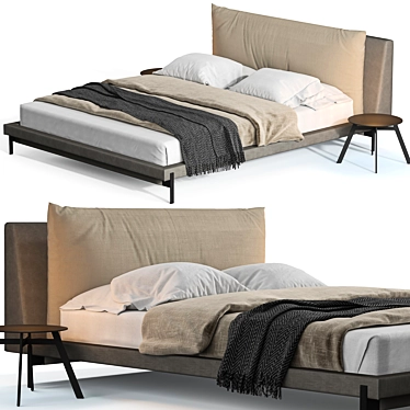 Luxurious Ditre Italia Kim Bed 3D model image 1 