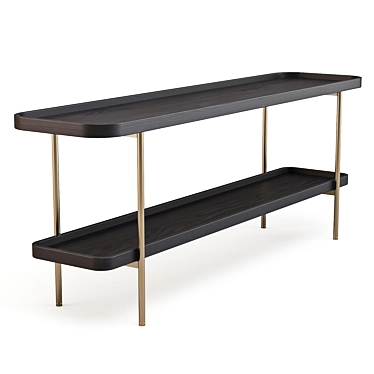 Elegant Porada Koster Console Table 3D model image 1 