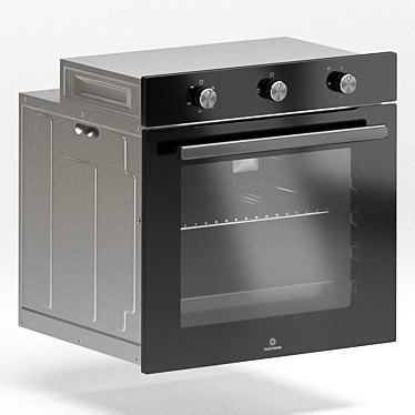 Indurama HEI 75ENDF: The Perfect Oven 3D model image 1 