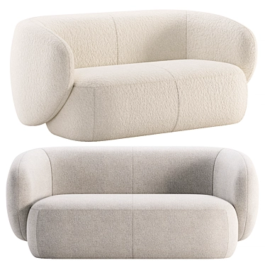 Grado Swell Sofa: Modern Design 3D model image 1 