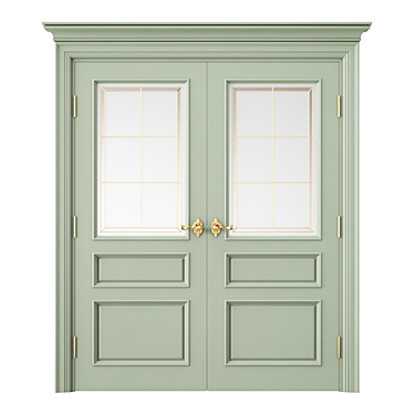 Modern Interior Door - 3D Model 3D model image 1 