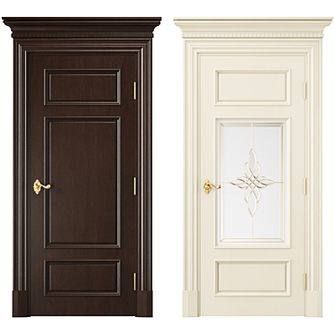 If the description is already in English, there is no need for translation. Here is the unique title for the product:

Modern Design Interior Door 3D model image 1 