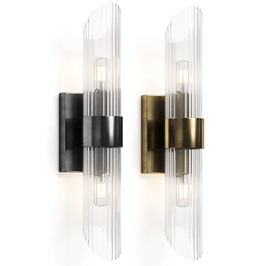 Elyse Sconce: Elegant Wall Lamp 3D model image 1 