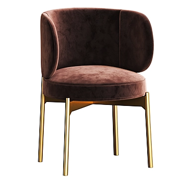 Akiko Chair by Gallotti Radice 3D model image 1 