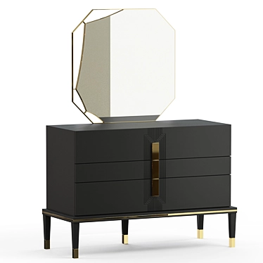 Elegance in Simplicity: Moismobilya Pablo Dressing Table 3D model image 1 