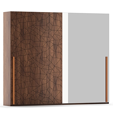 Elegant Petra Wardrobe: Organize in Style 3D model image 1 