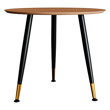 "RHOME Messi Dining Table - Stylish and Functional 3D model image 1 