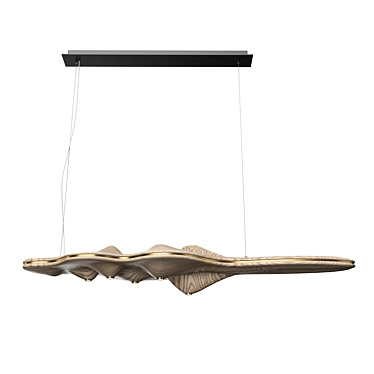 Lampatron Hills L - 5 Light Wooden Ceiling Lamp 3D model image 1 