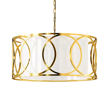 Elegant Carran Chandelier 3D model image 1 