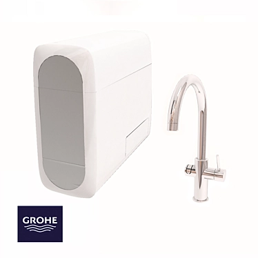 GROHE Blue Home Water Filter Faucet 3D model image 1 