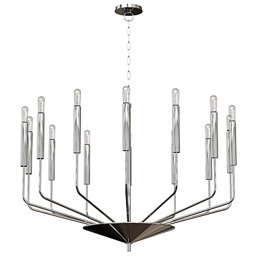 Glamorous Gideon Chandelier 3D model image 1 