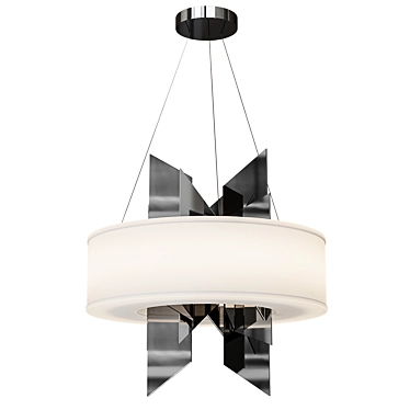 Modernist Wall Lamp by Corbett Lighting 3D model image 1 