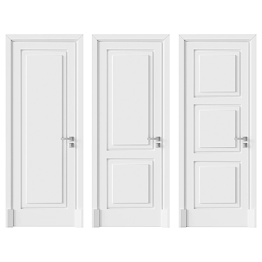 Elevate Your Space with Lualdi Avenue Doors 3D model image 1 