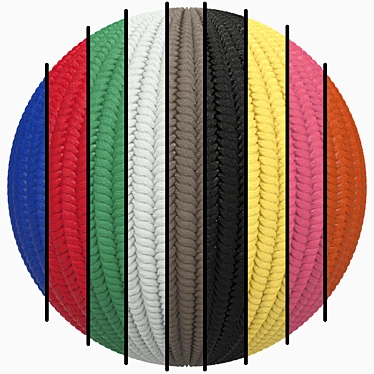 PBR FB20 Wool Fabric: 9 Colors, 4K Quality 3D model image 1 