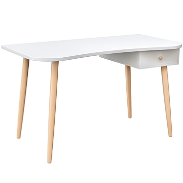 Modern Meliton Desk: Stylish and Functional 3D model image 1 