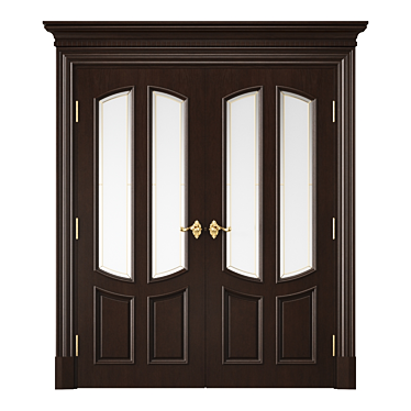 Modern Interior Door UV Mapped 3D model image 1 