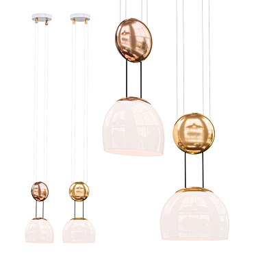 Anzazo Yo-Yo Pendant Light 3D model image 1 