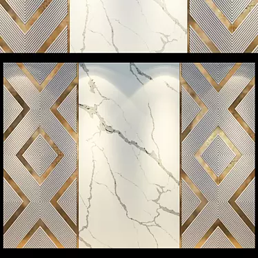 Luxury Wall Panel 79 3D model image 1 