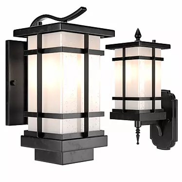 Chinese-Made Street Lamp 3D model image 1 