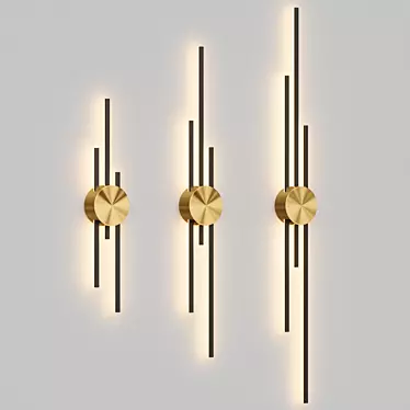 GULL B LED Wall Sconce 3D model image 1 