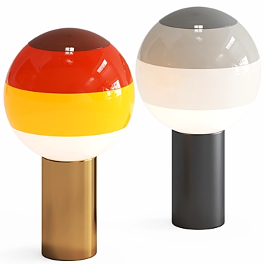 Dipping Table Lamp - Perfect Lighting Solution 3D model image 1 